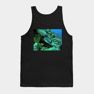 A Green Sea Turtle Tank Top